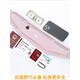 Jingpufei anti-theft waist bag, traveling abroad passport close-fitting anti-theft waist bag, traveling abroad close-fitting waist bag, transporting European men and women, sky blue