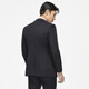 
YOUNGOR (YOUNGOR) men's 630A two-piece single-breasted standard version business suit pure wool thick warm black M 170/92A