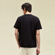 
Jack Jones (JACK/JONES) pure cotton top comfortable trendy chest embroidered fighting dog ribbed round neck short-sleeved T-shirt men's clothing 225101026