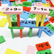 Katia Early Education Children's Number Operation Lernen Mathematikunterricht AIDS Baby Power Kinder Versammlungsgebäude Blocks Jungen und Mädchen Spielzeug frühe Bildung Lernbausteine ​​[mit 100 arithmetischen Stöcken]