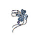 DEMURE Lucky Ribbon Four-leaf Clover Brooch High-end Women's Light Luxury Corsage Exquisite Suit Coat Accessories Lucky Ribbon Four-leaf Clover Brooch