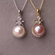 Freshwater Pearl Pendant Single 910mm Pearl Necklace S925 All-over Silver 910mm White Single Pendant without Chain Silver Drag