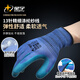 
Xingyu Glue-impregnated labor protection gloves Younaibao semi-mounted latex embossed anti-slip and durable Industrial construction site work woodworking reinforcement construction protective gloves 12 payments Blue A688 [wear-resistant, breathable and soft]