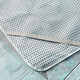 Fuanna Cool Mat Light luxury breathable ice silk mat Summer cool jacquard mat Foldable mat 450D thick ice silk + 3D breathable large hole mesh - green 180*200cm 1 mat 2 pillowcase
