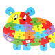 
Saipad's best selling 26 letters fun puzzle animal cartoon punctuation young children's English cognitive enlightenment wooden toys 26 letters animal puzzle [large goldfish]