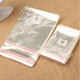 Plastikbeutel Selbstkleber Beutel langer Streifen kleiner transparenter Verpackungsbeutel BL Bag 5 Drahtbeutel 100 BL4 Draht 17*21 (18+3) 100 Stück 13298