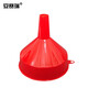 Ansery Plastic Funnel Powder Granule Industrial Funnel Oil Pot Wine Pot Liquid Dispenser Diameter 15.5cm Red 711541