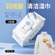 Ruizhou German down jacket cleaning wipes wash-free strong decontamination without leaving traces cleaning agent wipe clothes stain removal artifact 1 pack 80 pumps