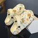 G.DUCKKIDS little yellow duck boy slippers 2025 new summer children's indoor anti-slip hole shoes medium big boy two-wear sand puppy cream yellow 33
