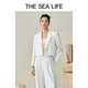 THE SEA LIFE欧海一生 西装外套2024春季新款短外套XC15253 白桦色 M