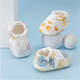 Kaninchen Big Wen Babyschuhe 0-6-12 Monate bis 1 Jahre alte Frühlings- und Sommer-Vier-Jahreszeiten-Stil für Männer und Frauen Kleinkinder und weiche Sohlen, bevor Kleinkinder das lächelende Gesicht blau fallen (vier Jahreszeiten) 12 cm in der Länge (vorgeschlagen 0-12 Monate).