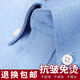 Qiao Junsheng Herbst und Winter Oxford Spinning Männer weißes Hemd Herren-Langarm junger verdickter No-Eisen-Hemd plus Fleece plus verdickte Top-Kleidung Lake Blue (Langarm) 826 42