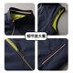 Gu Qian Chaqueta de chaleco para hombres de alta calidad Spring and Autumn Business Vest Vest de lujo Chaleco de lujo Bloqueo de color Mensilización Ejecutivo Clip Dark Blue XL