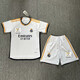AJRM23-24 Real Madrid home football suit sports quick-drying Neymar short-sleeved children's primary school students summer S-single top (adult style)