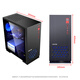 Cool i7 Liter 18 Core 64G Speicher 4060 Gaming Computer Desktop Desktop Computer Host Independent Display Full Set zusammengebautes Computer Complete Home Office Advanced 36 Wire Core/GTX1060 Bearbeiten und Rendering