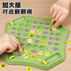 Les échecs de bataille pour enfants de la bataille pour enfants et éliminent la joie et la mémoire Early Education Interactive Observation Focus Desktop Toys Augmentez les plus gros morceaux d'échecs de fruits + chaîne trois