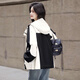 Cypress House Chaqueta de trabajo con capucha para mujeres 2025 Autumn New Drawstring coreano informal suelto delgado