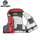 WEFOX Weihu Sea Fishing Multifunctional Rock Fishing Vest Buoyancy Vest Fishing Suit Life Jacket Luya Fishing Equipment WCX-4007 Black Red XL