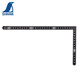 
SHINWA Affinity Determination Stainless Steel Crank Ruler Small Polished Matte Crank Ruler Painted Black White Gold Red Right Angle Ruler 12101 Polished 105cm Front and Back Together