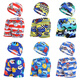 GUBPMTSHIM new children's shorts cartoon printed boxers beach little boy seaside swimsuit boy swimming comfortable swimming trunks lake blue bottom small shark yk4807 one size [40-75Jin [Jin equals 0.5 kg]]