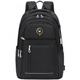 Oxford University Schoolbag Male Middle School Student Schoolbag Female Middle and High School College Student Backpack Reduced Burden Travel Backpack X855B Black
