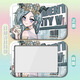 
Moeqi Castle Prophet's Uncle Card Case Cover Hard Card Cover Sliding Cover Protection Cover Identity Five Priest Mercenary Card Cover Campus Card Cover h12141 Red Lady Fried Card Cover + White Braided Keychain