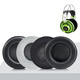 Modun Suitable for AiTech AKG K701 earmuffs Q701 K702 headphone cover K612Pro K712 K601 ear-cover round ear pad sponge cover accessories Black football net one pair [send tuning cotton]