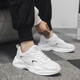Dollvan Men's Shoes 2024 printemps et été nouveau papa chaussures de papa masculin pour hommes chaussures décontractées pour hommes Ns NS Running Sports Trendy Chaussures B826 White 40