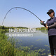 TAIGEK Okalua Rod M Quick Adjustment Universal Newbie Luya Long-drobe Fishing Rod Straight Handle 2.1-meter Spinning Wheel Fishing Tackle Complete Set