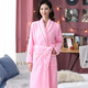 Schöne Flanell -Nachthemd Damen Paar Pyjamas Herbst und Winterkorallen Velvet Bademantel Sty
