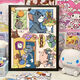 Taoli Shijia cartoon anime strawberry bear 1000 pieces wooden puzzle adult healing chinchilla children educational toy gift Doraemon-M1381 500 pieces jigsaw puzzle gift box + solid wood photo frame