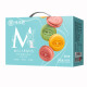 
Wei Ziyuan Macaron Sandwich Cookies Yogurt Flavor White Peach Flavor Small Packaging Internet celebrity dessert breakfast biscuits holiday gift Macaron Cookies 880g Gift Box