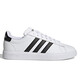 Adidas lässige Schuhe Herrenschuhe 2025 Sommer neue Sportschuhe modische Drei-Tripe-Low-Top-Schuhe GW9195 Weiß und Schwarz 40 (245 mm)