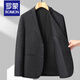 Romon (Romon) Chaqueta de traje para hombres Traje de alta gama casual de alta gama Smithing Single Western Top Single Piece y Otoño Formal Dapado Dad 9917 Gray [Patrón tridimensional] XL 180 [recomendado 140-154Jin [Jin iguala 0.5 kg]]