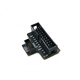 1.27mmJTAG adapter board standard 20-pin 2.54mm to 10-pin 1.27mm supports JLINK/SWD, equipped with 20cm long 1.27mm cable and 2.54mm row