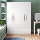 Quanyou Home Modern Simple Nordic Swing Door Wardrobe 121807 Four Door Wardrobe