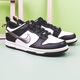 耐克（NIKE）板鞋女鞋2025新款夏季Dunk Low低帮轻便运动鞋时尚透气休闲鞋 DH9764-001黑白小熊猫金银勾 37.5