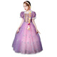 Lepeelsa Aisha Anna Aisha Treasure Frühling und Herbst Ye Luoli Kleid Langes Kleid 9227 Lila Frühlingsrock + Krone + Stick + Stick + Seuchen 100 Größe