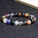 Zichuan crystal multi-pack bracelet hair crystal ghost super seven aurora prehnite tanzanite mixed crystal bracelet