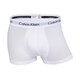 Calvin Klein underwear men's ck three-pack jacquard cotton anti-pinch low-waist boxer briefs U2664G M gift