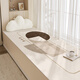CLCEY2025 Baie de fenêtre de fenêtre de baie vitrée Repliement Repliement pour chambre à coucher lavable Baieur de fenêtre Baie de fenêtre Repliement Été 2025 Vent de luxe léger et soleil chaud-15930 120 [Poste confortable et confortable] 120cm * 200cm