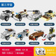 Mengmeng kompatible Lego Building Block Tank Tank Militärversammlung Grundschule Jungen Spielzeug Kinder kleiner Schachtel Geschenk 84031 Panzer [Single -Box -Preis, vollwertiger Satz 16