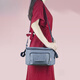 Aiboduo Baby Porterie Sac de rangement Sac de rangement Pousser le sac de rangement suspendu Sac de rangement BB Sac de rangement universel Sac de panier Gris [demi-couvercle + bandoulière]