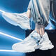 Brand Herrenschuhe Sportschuhe Laufschuhe Herrenschuhe 2024 Frühling Neue vielseitige trendige lässige Laufschuhe Junge koreanische Stil Teenager Herrenschuhe x9920 Weiß Lila 37