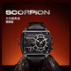 
police Italian police watch two-place time square diva racing car avi8 chronograph men's quartz watch PL14698 black cool PL14698 JSB13A dual time zone