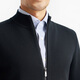 Shirt Lao Luo Strickjacke Herren Pullover Business Casual halbhöher Hals Reißverschluss Cardigan Orientaler einfacher Stil Pullover 247x0c723l Marine Blue 2XL (Gewicht 161-175jin [Jin gleich 0,5 kg]))