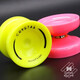 Wanli beginner yo-yo K2 plastic crystal yo-yo professional fancy competition Magic yoyo children Dead sleep-transparent yellow
