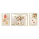 Meiyouchun Ping ein Xile Wohnzimmer Dekoration Gemälde 2025 Neues modernes einfaches Sofa Hintergrund Wandgemälde Gute Bedeutung Triptychon JD16836 Persimmon Friedliche Persimon Friedliche linke linke links und links 70*90 Middle 120*90 Textured Oil Leinwand Aluminiumlegierung Gold Rahmen