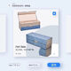 Double-layer glasses box Two pairs of glasses box myopia eye box anti-pressure sunglasses box women anti-pressure sunglasses box double-layer glasses box