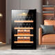 CIGARLOONG cigar cabinet constant temperature moisturizing cedar wood shelf naked dual-core dual-core refrigeration small household energy-saving silent cigar and red wine dual-purpose intelligent electronic humidifier 65C 65C merbau wood red wine cigar style 70L cigar cabinet